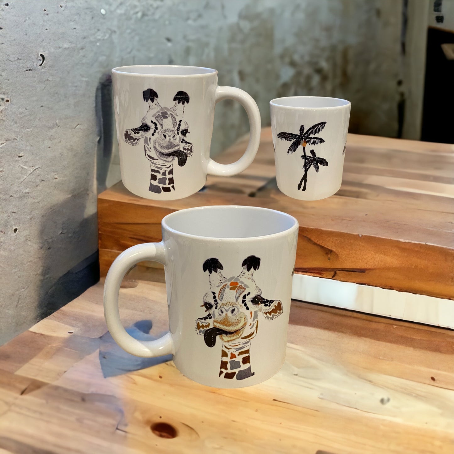 Mug Set - Curious Giraffe