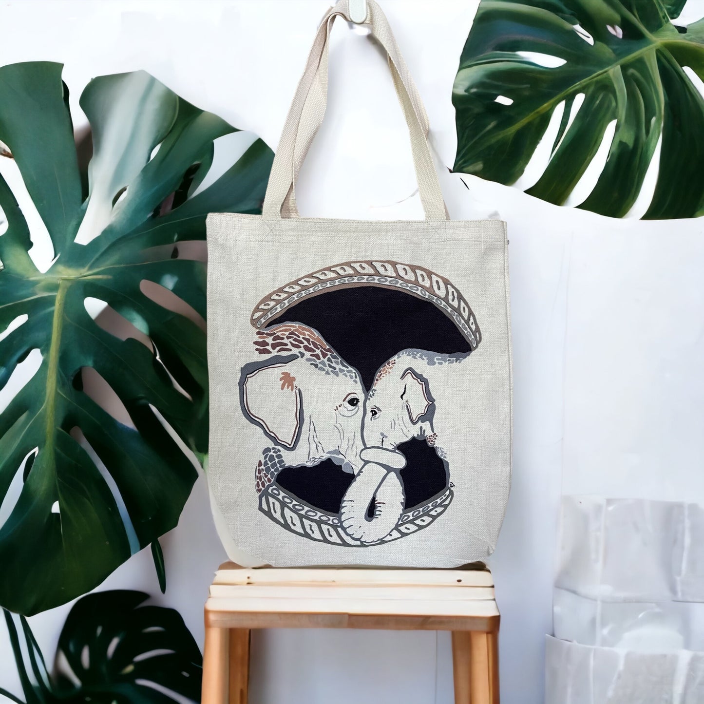 Tote Bag - Elephant Love