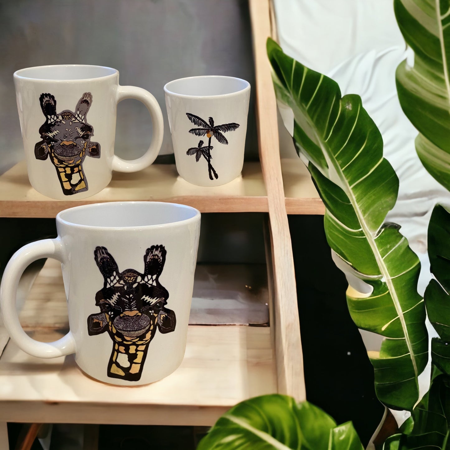 Mug Set - Curious Giraffe