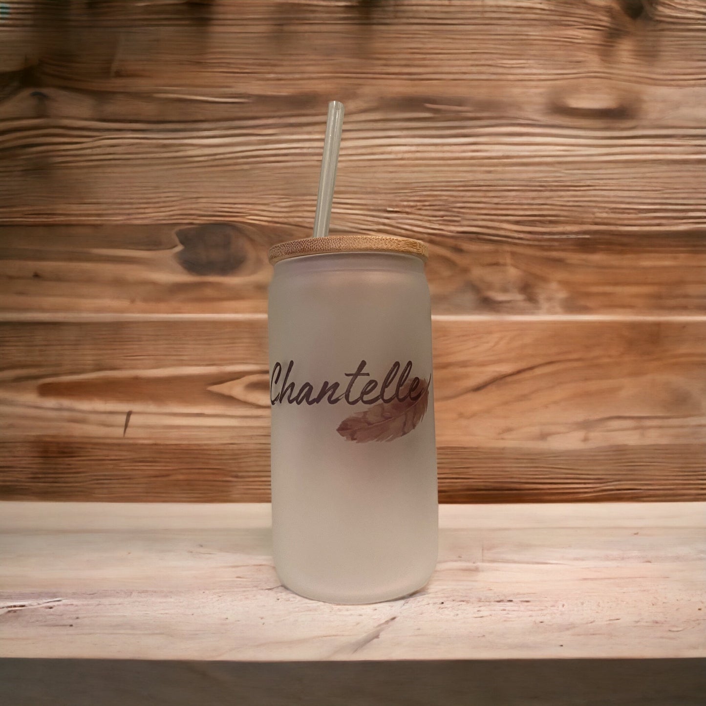 Personalised Frosted Glass Tumbler - Dream Catcher