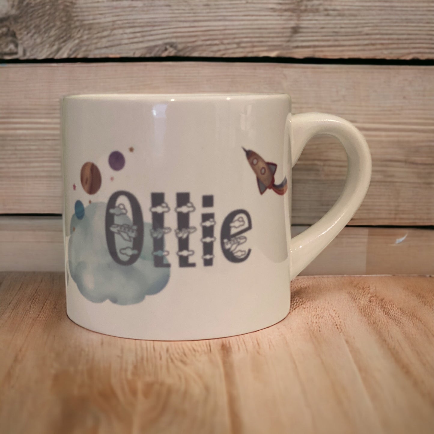 Astronaut Bear Personalised Mini Mug