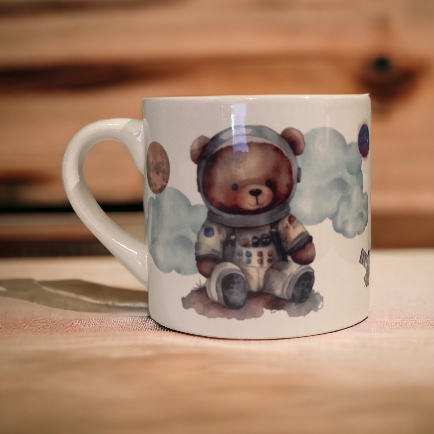 Astronaut Bear Personalised Mini Mug