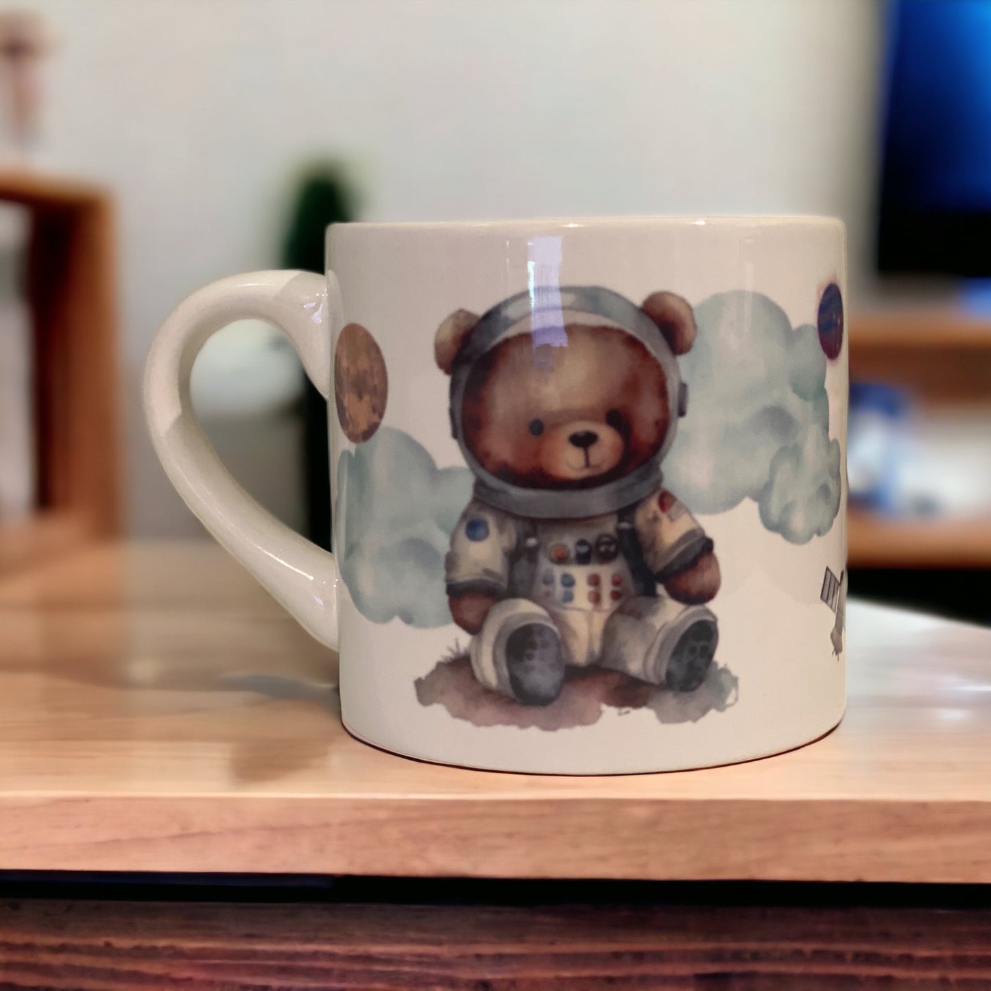 Astronaut Bear Personalised Mini Mug