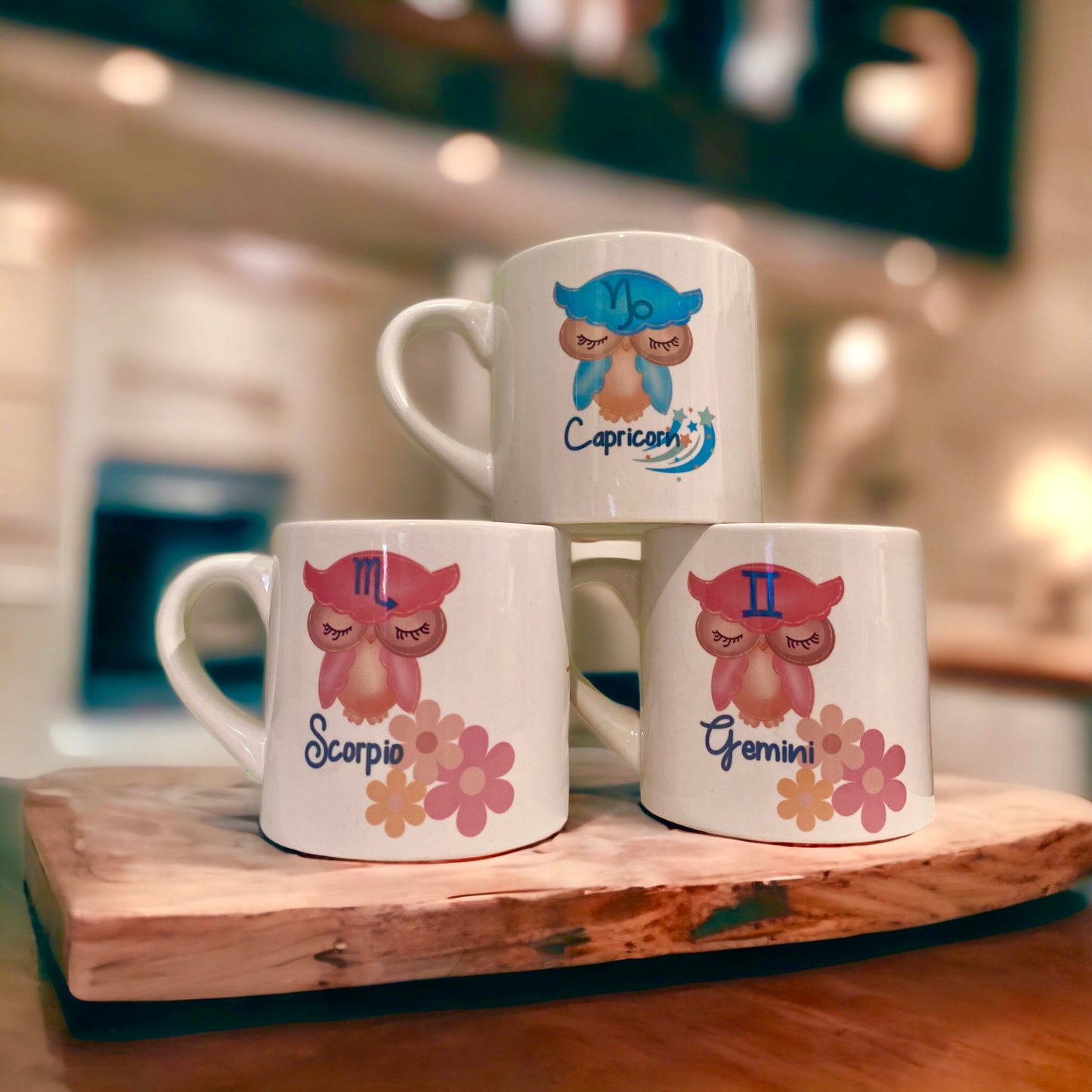Personalised Owl Horoscope Mini Mug