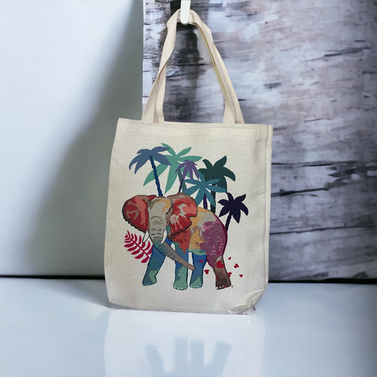 Tote Bag - Colourful Elephant