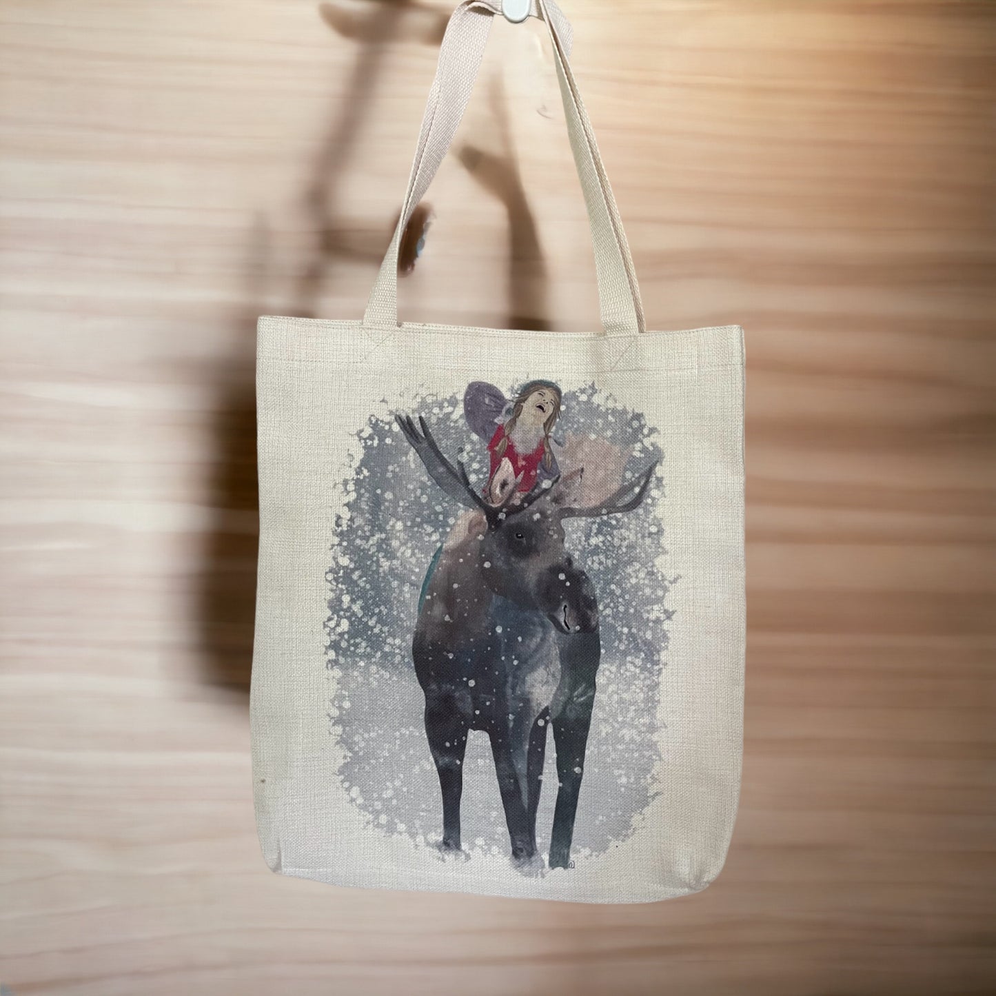 Tote Bag - Girl With Her Elk
