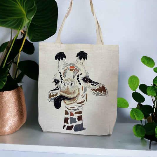 Tote Bag - Curious Giraffe