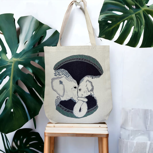 Tote Bag - Elephant Love