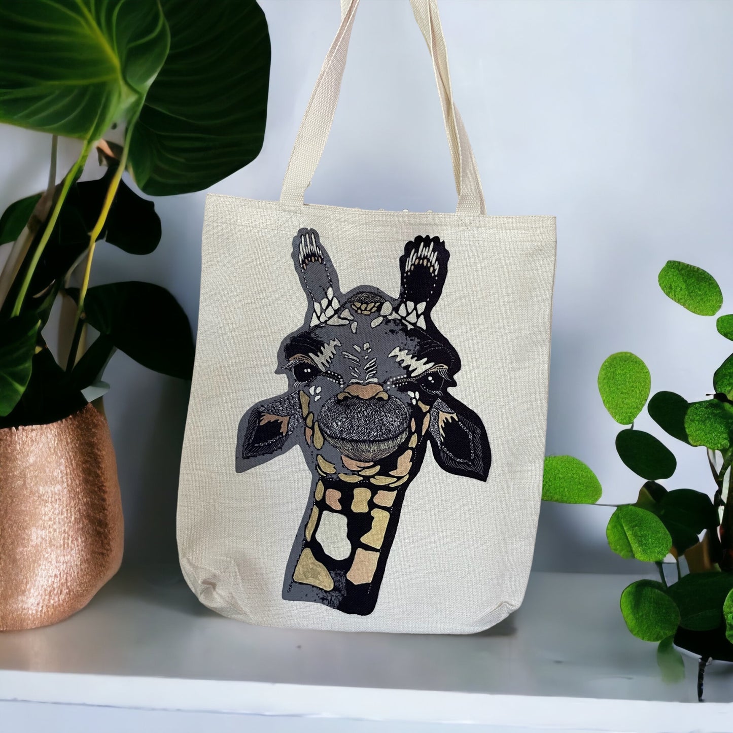 Tote Bag - Curious Giraffe